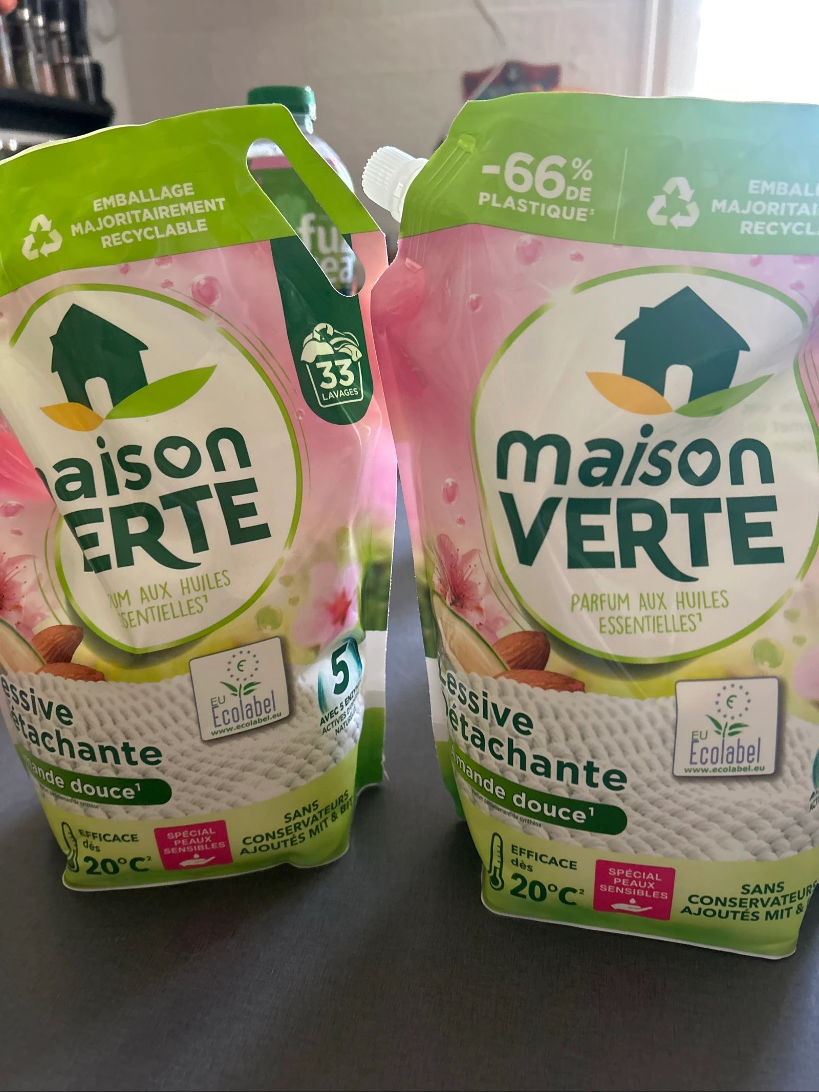 Lessive maison verte 